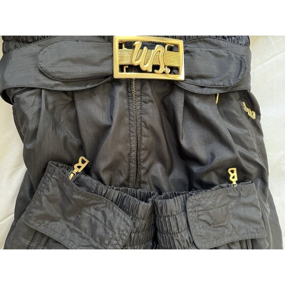 Vintage Bogner Ski Suit Size M 10 Black/gold - Picture 13 of 13